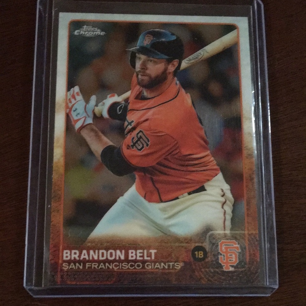 Brandon belt baseball card